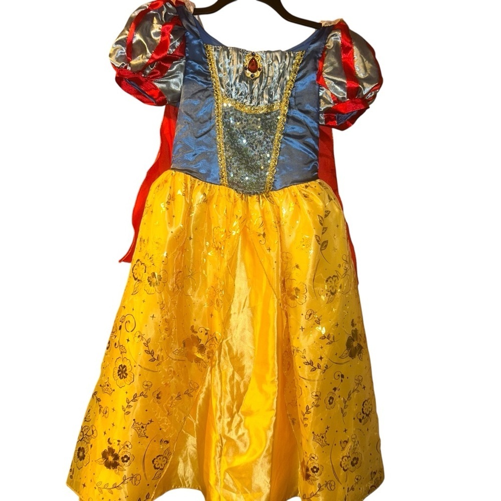 Disney Parks sequins princess snow white costume dress girls size 11/12